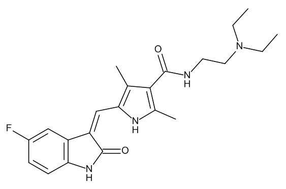 Structure of Sunitinib